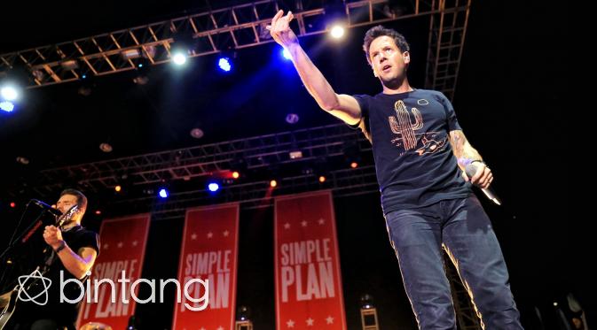 Konser Simple Plan (Adrian Putra/Bintang.com)