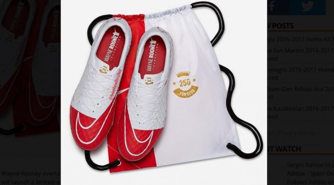 sepatu baru Wayne Rooney / Footyheadline
