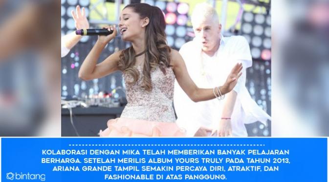 Transformasi Ariana Grande (Foto: Bintang Pictures, Desain: Muhammad Iqbal Nurfajri/Bintang.com)