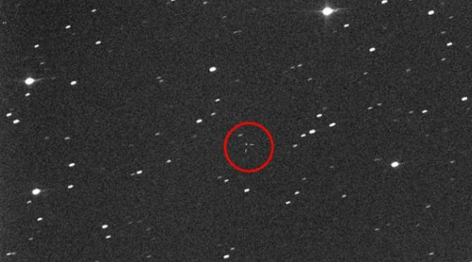 Asteroid 2016 RB1 melintasi Bumi dengan jarak sangat dekat (Gianluca Masi/Virtual Telescope Project)