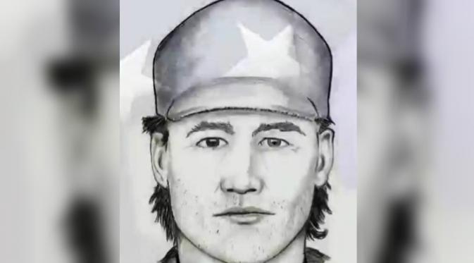 Sketsa Brian yang digambarkan Kepolisian Everett (Associated Press)