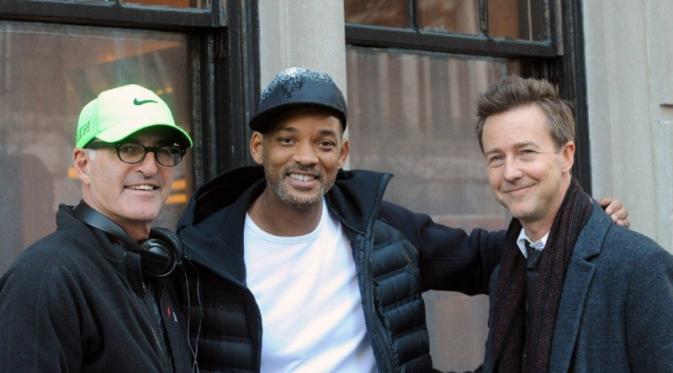 Will Smith dan Edward Norton di film Collateral Beauty. foto: comingsoon.net