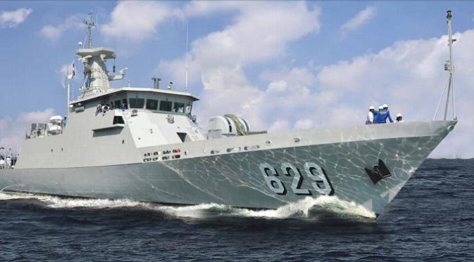 Kapal Cepat Rudal 60 KRI Tombak-629 betugas mengamankan perairan wilayah Indonesia Timur (istimewa)