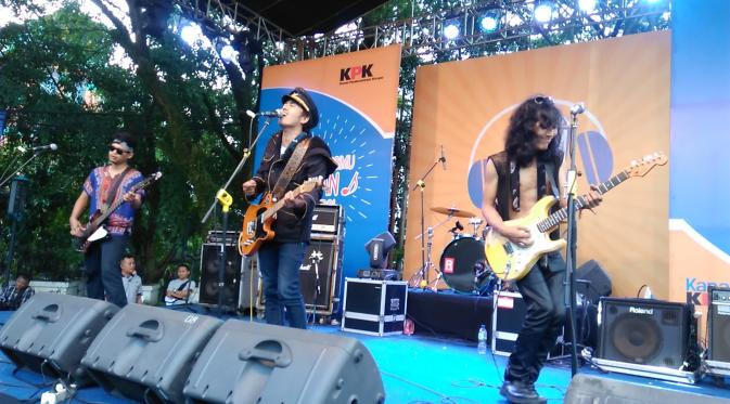 My Stereo Ill, salah satu finalis di Festival Lagu Antikorupsi Bandung (Foto: Godham Perdana)