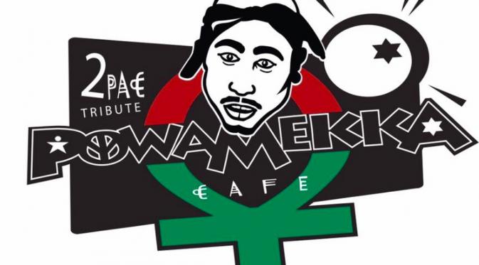 Logo Powamekka, restoran bertema Tupac Shakur (Foto: Mashable.com)