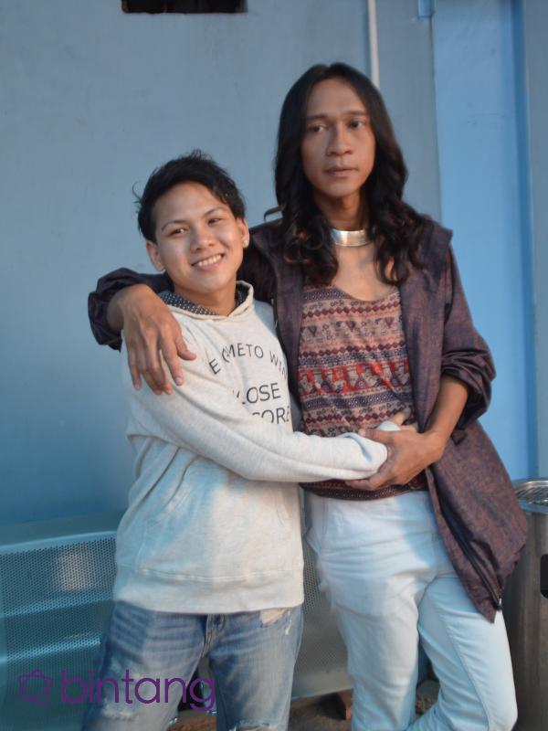 Aming dan Evelyn. (Deki Prayoga/Bintang.com)