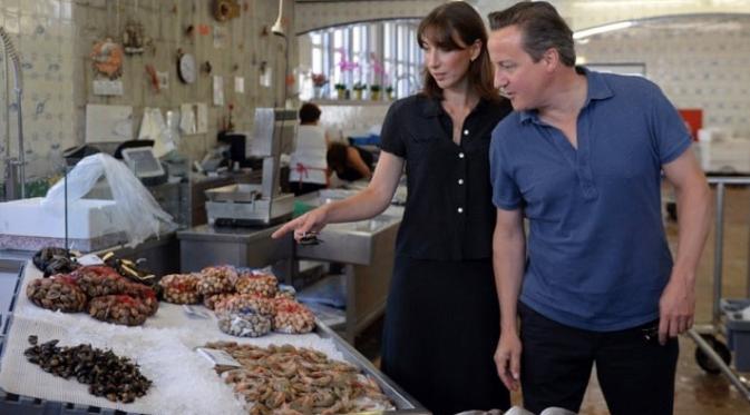 David Cameron dan sang istri, Samantha  (Independent)