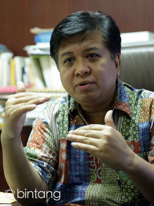 Vidi Galenso Syarief, selaku kuasa hukum Mario Teguh. (Deki Prayoga/Bintang.com)