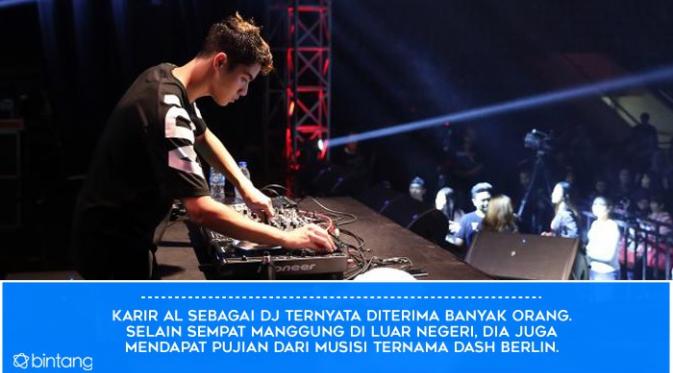Jalan Al Ghazali menuju panggung DJ (Desain: Muhammad Iqbal Nurfajri/Bintang.com)