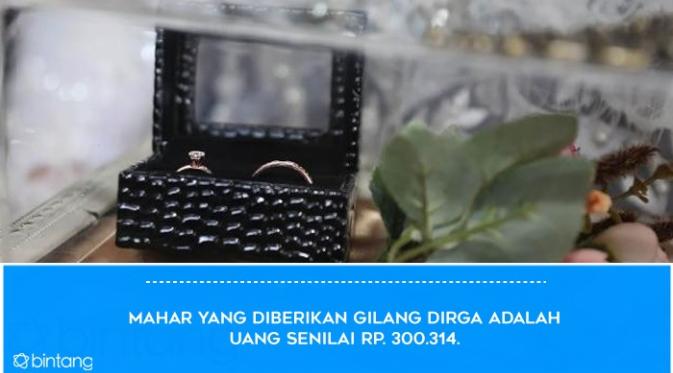 Kebahagiaan Gilang Dirga dan Adiezty Fersa Saat Ikat Janji Suci. (Foto: Bambang E. Ros/Bintang.com, Desain: Muhammad Iqbal Nurfajri/Bintang.com)