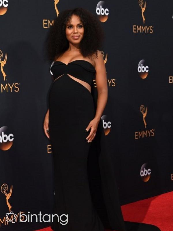 Kerry Washington saat menghadiri Emmy Awards. (AFP/Bintang.com)