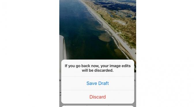 Instagram suguhkan fitur Save Draft untuk menyimpan foto yang sudah di-edit (Sumber: Digital Trends)