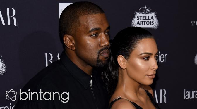 Berlian yang hilang adalah bagian dari kenangan indah Kim Kardashian dan Kanye West. (AFP/Bintang.com)