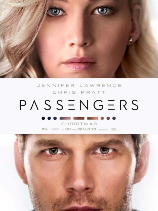 Poster film Passengers. foto: inverse.com