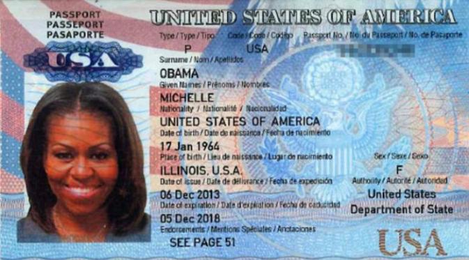 DC mengklaim telah membocorkan sejumlah informasi pribadi Gedung Putih, termasuk paspor milik Michelle Obama (Daily Mail)
