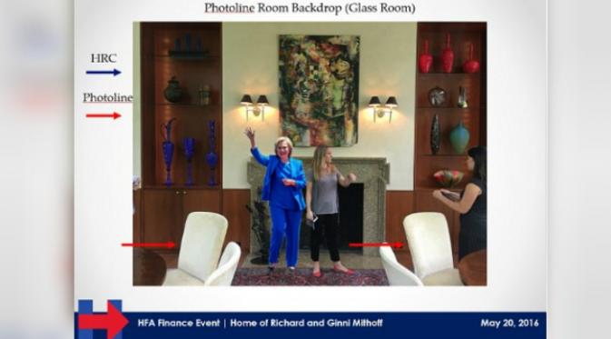 Rincian perjalanan Hillary Clinton yang bocor dalam peretasan email staf Gedung Putih (Daily Mail)