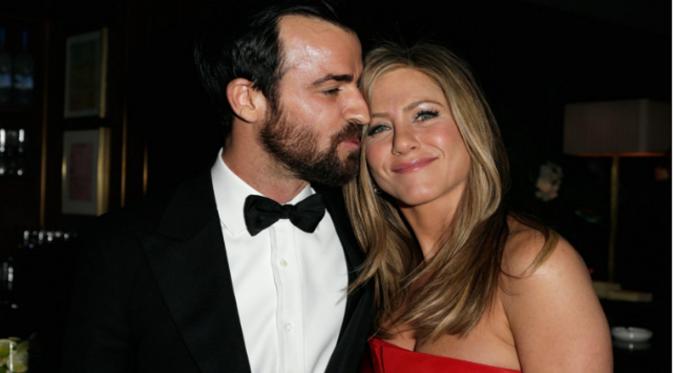 Jennifer Aniston dan suaminya, Justin Theroux (E!)