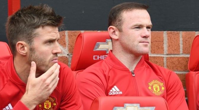 Striker Manchester United asal Inggris, Wayne Rooney. (AFP/Anthony Devlin).
