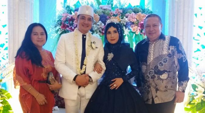 Ivan Fadilla resmi menikah dengan Sarni, anggota DPRD Kota Bogor. (Facebook Herling Tumbel)