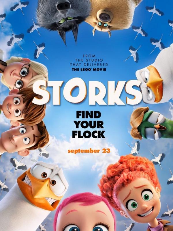 Poster film Storks. foto: comingsoon.net