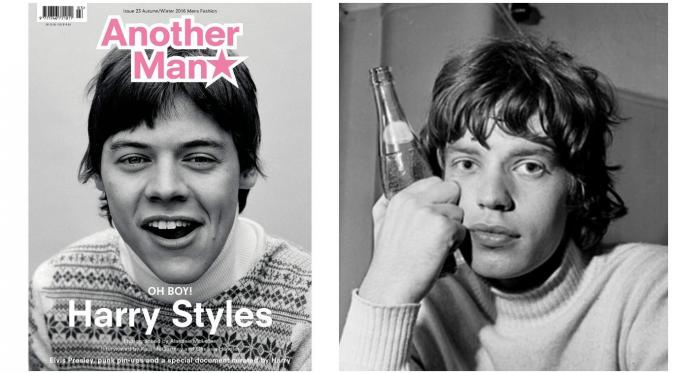 Mick Jagger dan Harry Styles