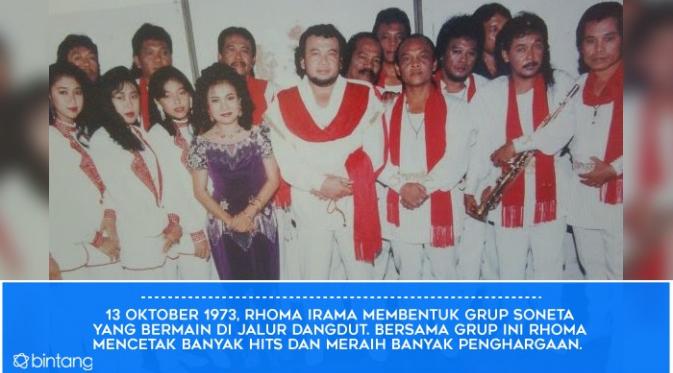 Riwayat lagu-lagu Rhoma Irama (Desain: Muhammad Iqbal Nurfajri/Bintang.com)