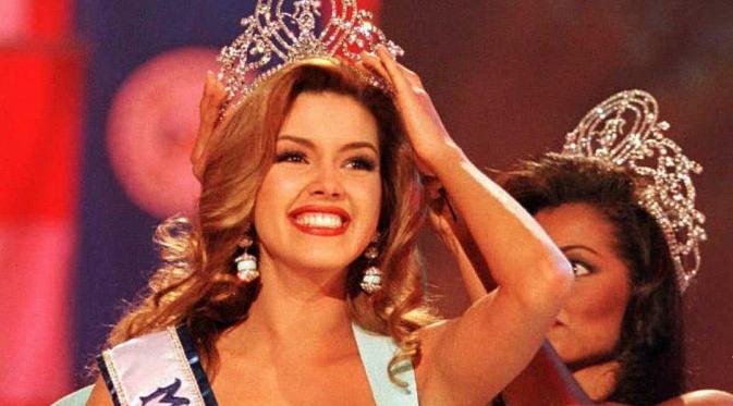 Pemenang Miss Universe 1996 Alicia Machado (AFP)