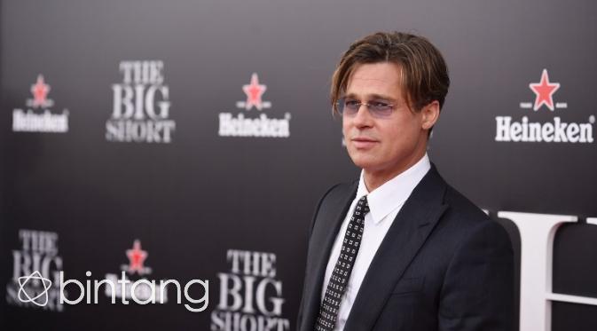 Brad Pitt dikabarkan meninggal. (AFP/Bintang.com)