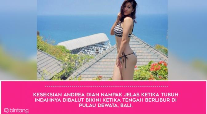 5 Artis Seksi Kenakan Bikini. (Foto: Instagram @andreadianbimo, Desain: Muhammad Iqbal Nurfajri/Bintang.com)