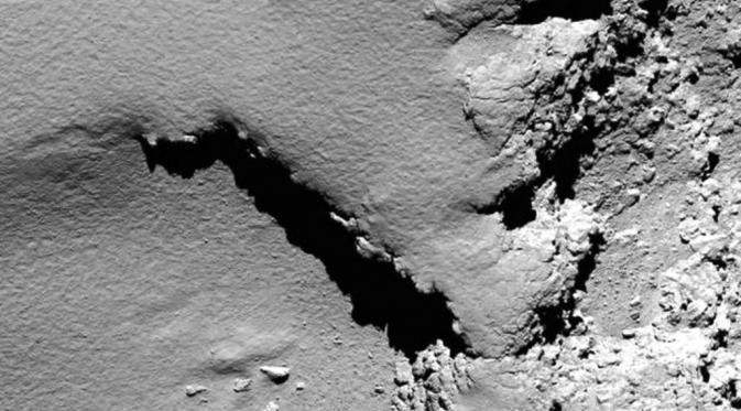 Gambar-gambar trakhir Rosetta sebelum menabrak Komet 67P (ESA/Rosetta/MPS for OSIRIS Team)