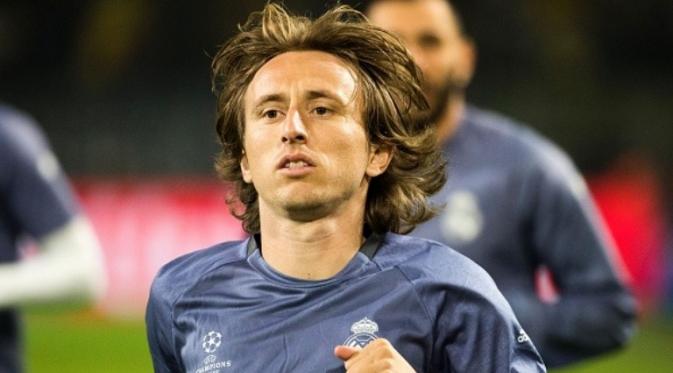 Gelandang Real Madrid asal Kroasia, Luka Modric. (AFP/Odd Andersen)