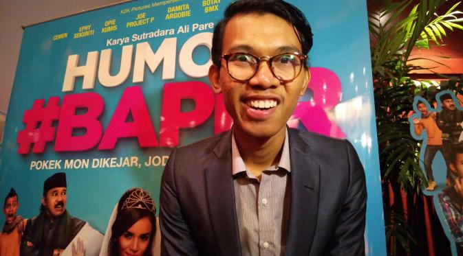 Cemen saat ditemui di premiere film Humor Baper di Jakarta Theater, Jakarta Pusat, Jumat (30/9/2016)