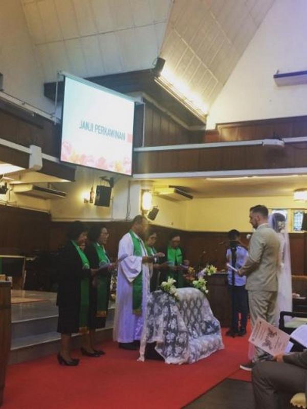 Janji pernikahan Jono Arsmtrong dan Cice (Instagram/@na2ricardo)