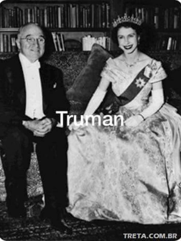 Dari Truman Hingga Obama, Ini Bukti Ratu Inggris Panjang Umur. (Foto: Facebook/Brandon Goring)