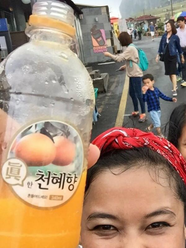 Jus jeruk segar di Korea Selatan