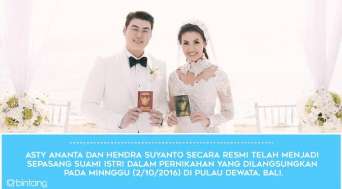 Pernikahan Asty Ananta, Momen Bahagia dan Tak Ada Restu Keluarga. (Foto: Instagram @asty_ananta, Desain: Nurman Abdul Hakim/Bintang.com)