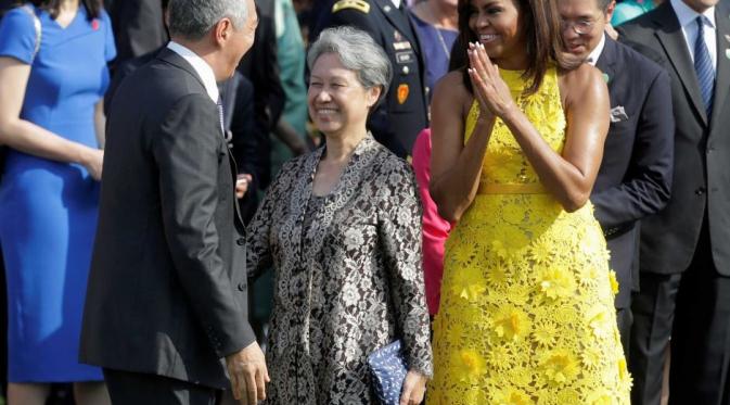 Ho Ching bersama dengan Michelle Obama (ABC Net)