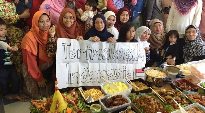 Ucapan terima kasih dari muslim Indonesia di Chiba, Jepang
