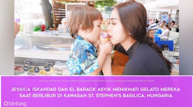 Liburan Seru Jessica Iskandar, Sang 'Hot Mama'. (Foto: Instagram @inijedar, Desain: Nurman Abdul Hakim/Bintang.com)