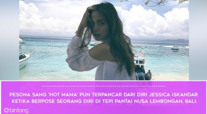 Liburan Seru Jessica Iskandar, Sang 'Hot Mama'. (Foto: Instagram @inijedar, Desain: Nurman Abdul Hakim/Bintang.com)