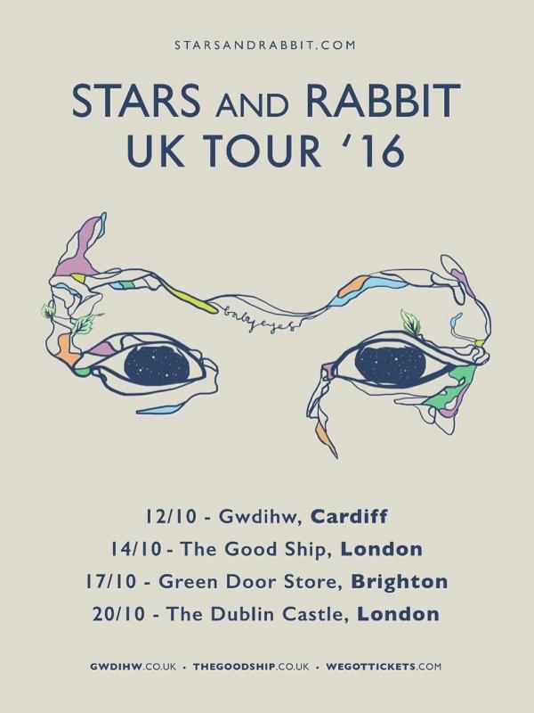 Duo folk asal Yogyakarta, Stars and Rabbit, akan menggelar tur mini ke empat kota di Wales dan Inggris.