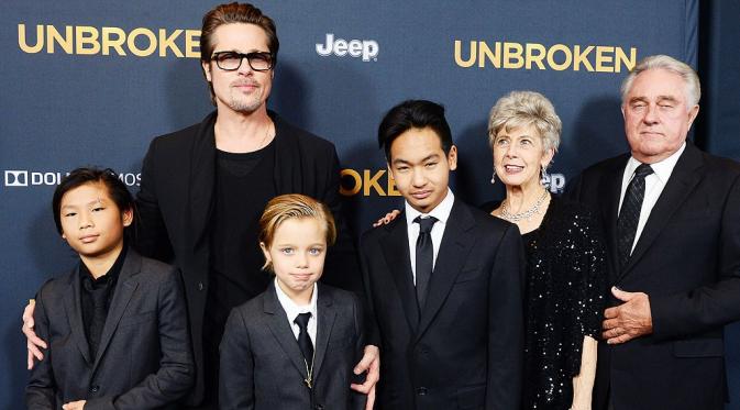 Brad Pitt dan keluarga