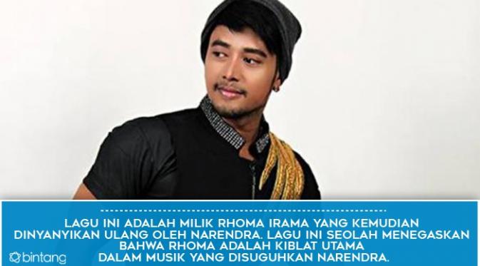 Narendra KDI dikenal memiliki suara khas Melayu (Desain: Nurman Abdul Hakim/Bintang.com)