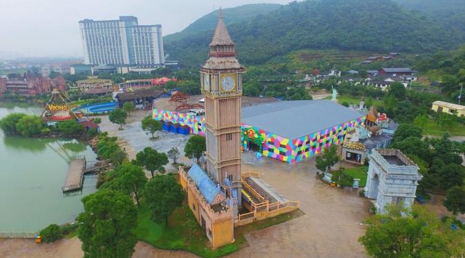 Replika Big Ben di Tiongkok. (Getty)