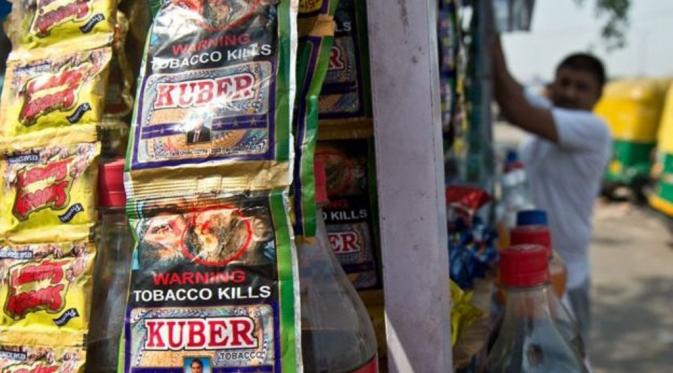 Pan masala dan Gutka di India disinyalir penyebab kanker dan tumor mulut (BBC)