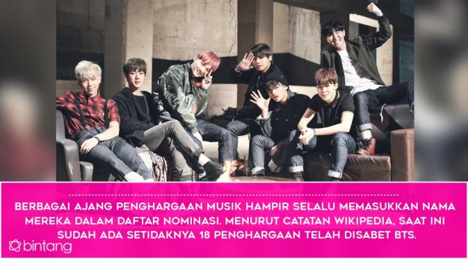 Deretan prestasi BTS yang bikin fans jatuh cinta (Desain: Nurman Abdul Hakim/Bintang.com)