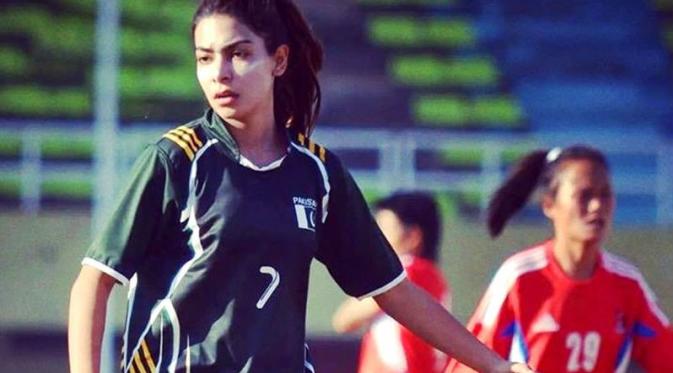 Shahlyla Ahmadzai Baloch, pesepak bola cantik asal Pakistan (i.ndtvimg.com)