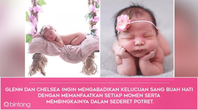 Kelucuan Nastusha Anak Glenn Alinskie dan Chelsea Olivia. (Foto: Instagram @glennalinskie, Desain: Nurman Abdul Hakim/Bintang.com)
