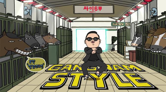 Gangnam Style oleh Psy menjadi video YouTube yang paling banyak ditonton di dunia. (Doc: YouTube)