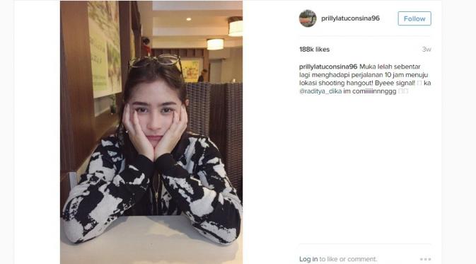 Prilly Latuconsina (Instagram @prillylatuconsina96)